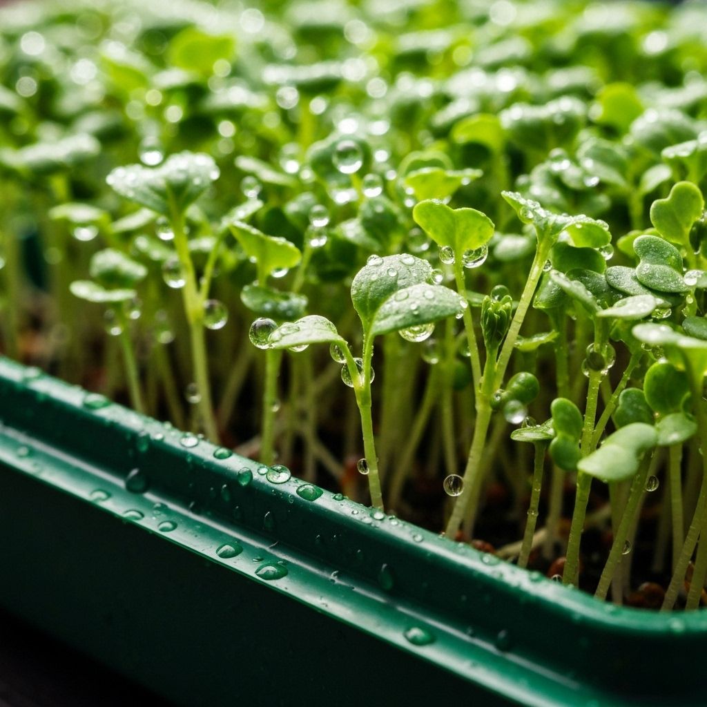 Fresh microgreens